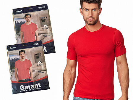 Мужская красная футболка GARANT