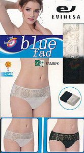 Женские кружевные трусы слипы (бамбук) EVINESA